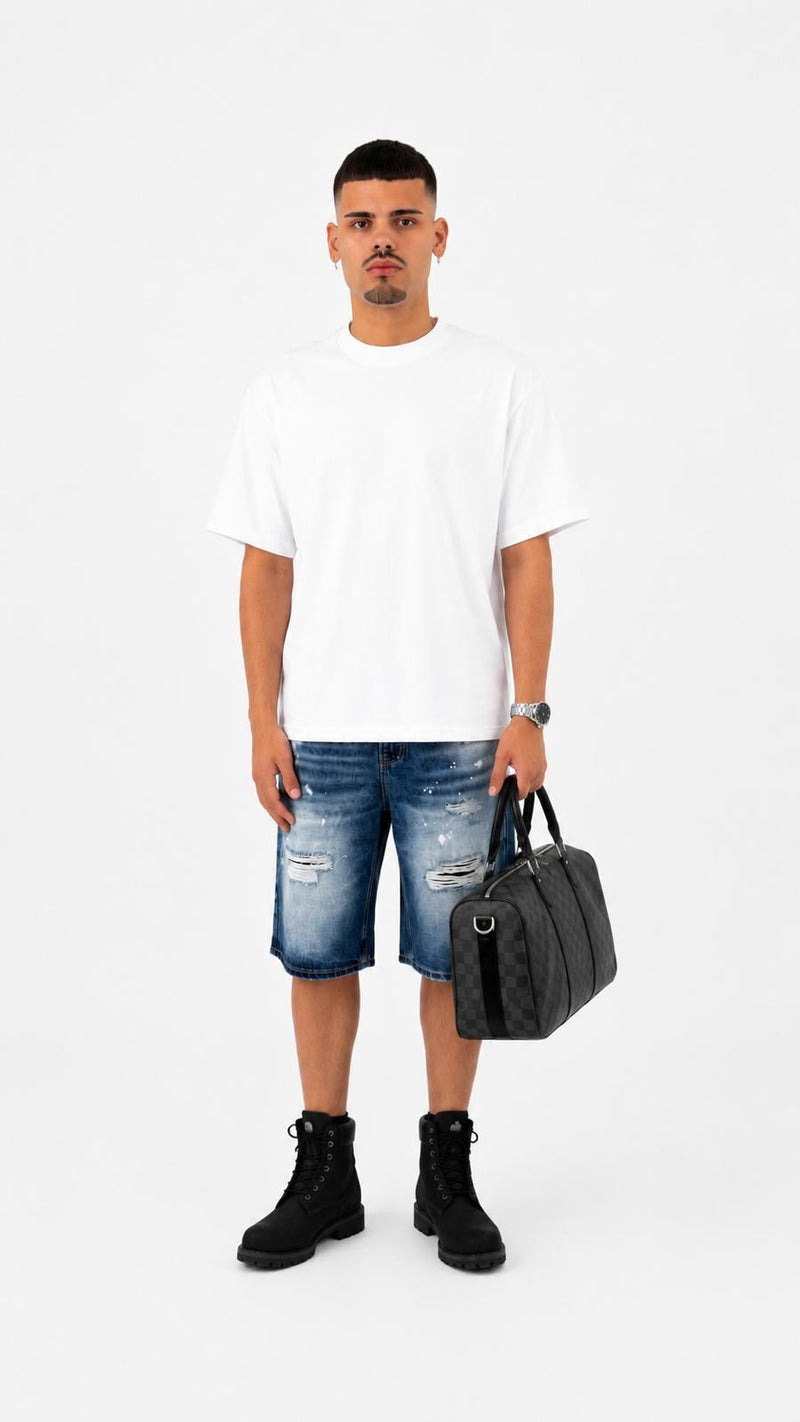 Bermuda Denim destroyed